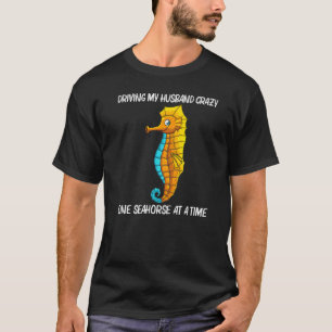 Camiseta Legal Cavalo De Mar Para Mulheres Peixes Animais D