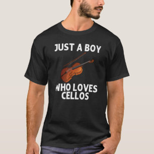Camiseta Legal Cello Para Meninos Jovens Jogador Cello Orc 