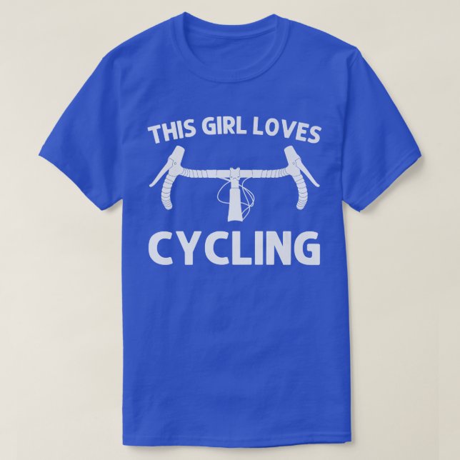Camiseta Legal Ciclismo Para Meninas Crianças Ciclista Bic (Frente do Design)