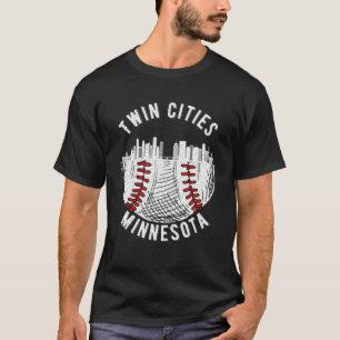 Camiseta Legal Cidades Gêmeas Minnesota MN Baseball Rua Sk