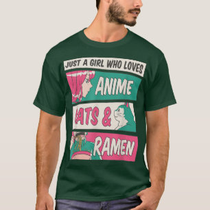 Camiseta Legal citações - Apenas uma garota que ama animaçã
