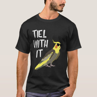 Camiseta Legal Cockatiel Tiel Com Seus Óculos De Sol Engraç