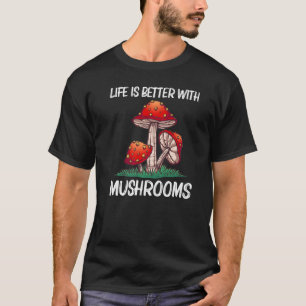 Camiseta Legal Cogumelo para Homens Mulheres Morel Mushroom