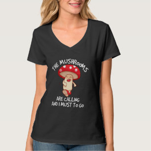 Camiseta Legal Cogumelos Mulheres Cogumelos Engraçados São