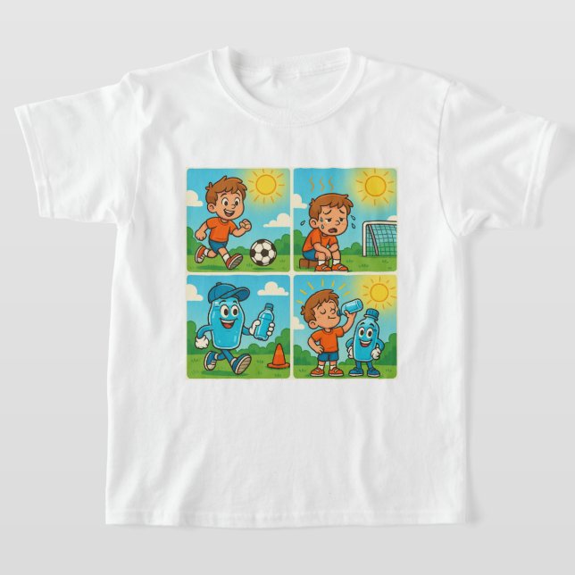Camiseta Legal com a AQUNY - Hydration Hero Soccer t shirt (Postura )