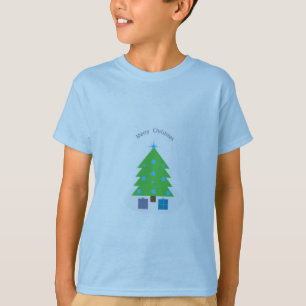 Camiseta legal com árvore de Natal e presentes