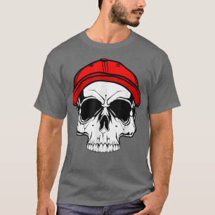 Camiseta Legal com chapéu, boné vermelho 