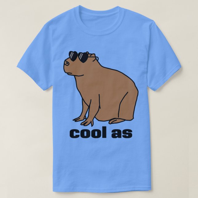 Camiseta Legal como Capybara (Frente do Design)