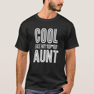 Camiseta Legal Como Minha Tia Retro Correspondente à Tribo 