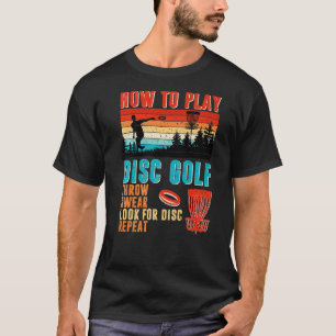 Camiseta Legal Como Tocar O Disco De Golfe Fecha Procure Di