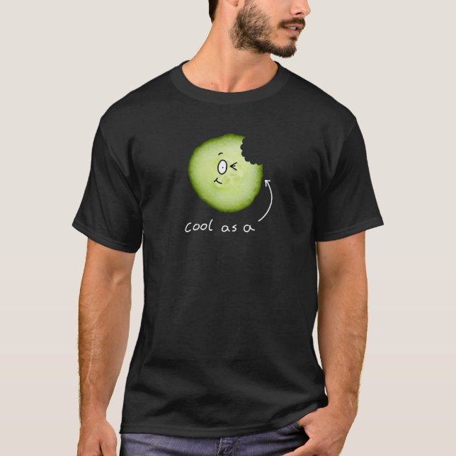 Camiseta legal como uma t-shirt de pepino (Frente)