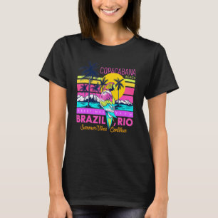 Camiseta Legal Copacabana Beach Brasil Rio Summer Vibes Gra