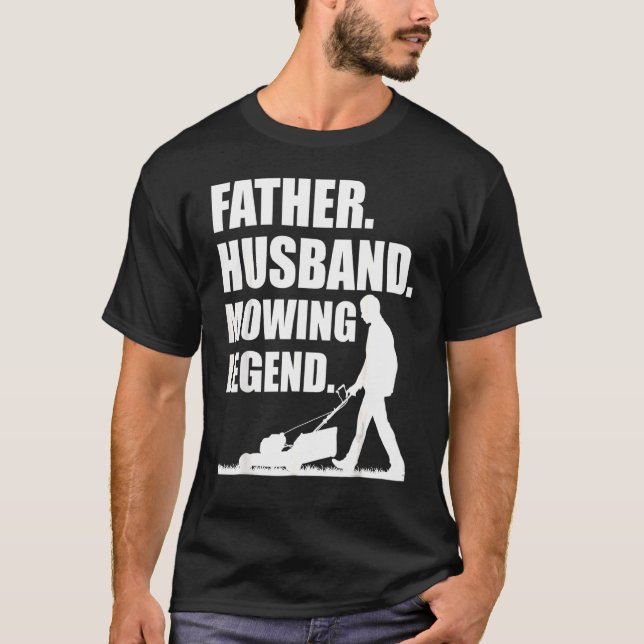 Camiseta Legal Coração Para Homens Jardinagem Padre (Frente)