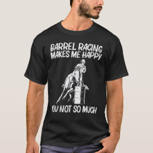 Camiseta Legal Corrida De Barril Para Mulheres Homens Rodeo
