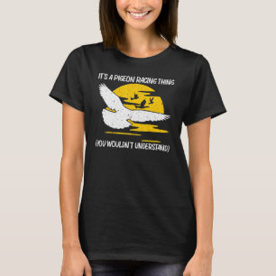 Camiseta Legal Corrida De Pombo Para Homens Homens Homens H