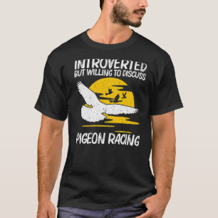 Camiseta Legal Corrida De Pombo Para Homens Homens Homens H