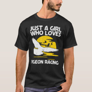 Camiseta Legal Corrida De Pombo Para Meninas Crianças Homin