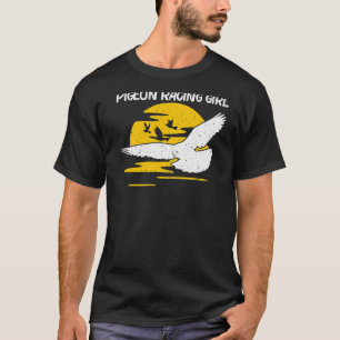 Camiseta Legal Corrida De Pombo Para Meninas Crianças Homin