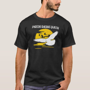 Camiseta Legal Corrida De Pombo Para Mulheres Mãe Homing Pi