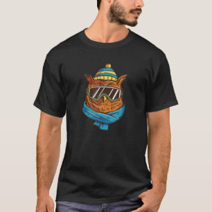 Camiseta Legal Coruja De Inverno Com Escarf E Óculos De Esq