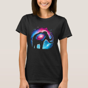 Camiseta Legal Cosmic Wooly Mammoth Galaxy Espaço Gráfico A