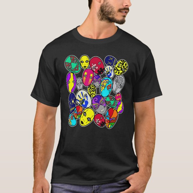 Camiseta Legal Creative Painting Trabalho de arte Style Gra (Frente)