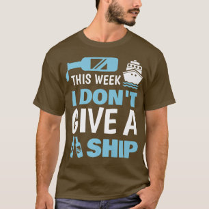 Camiseta Legal Cruise Art Men Mulheres Cruise Vacise S