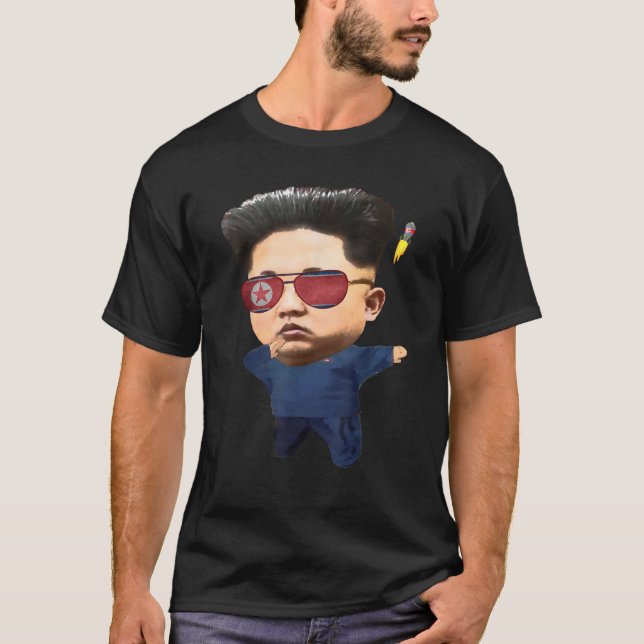 Camiseta Legal Dabbing Rocket Man Kim Jong Un (Frente)