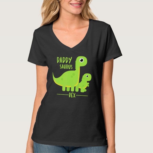 Camiseta Legal Daddysaurus Rex Dino (Frente)