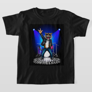 Camiseta Legal Dançarino Tiger Rock Presente de Música An