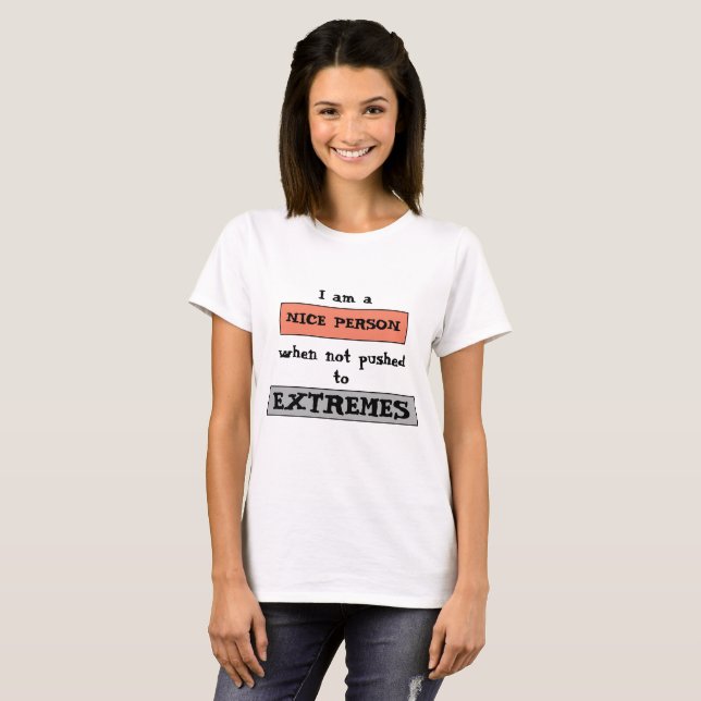 Camiseta legal das citações engraçadas para ela (Frente Completa)