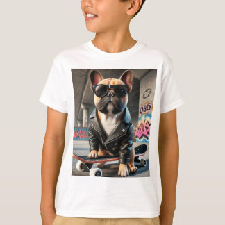 Camiseta legal de Bulldog Kids - Diversão e Na mod