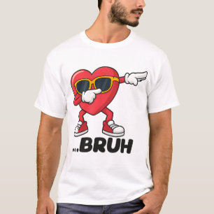 Camiseta Legal de Coração de Desenho Animado – Div