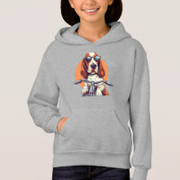 Camiseta legal de desenho animado com basset hound
