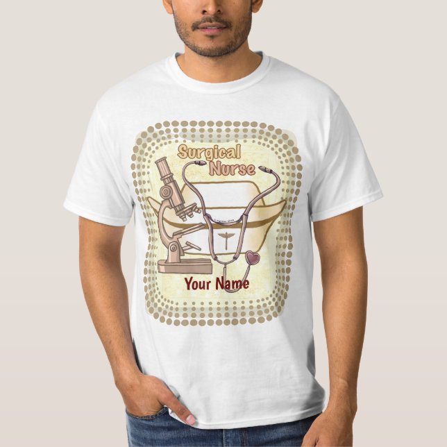 Camiseta legal de enfermeira cirúrgica (Frente)