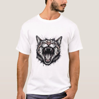 camiseta legal de gato zangado