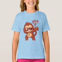 camiseta legal de macaco