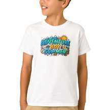 camiseta legal de verão para meninos