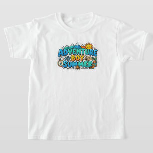 camiseta legal de verão para meninos