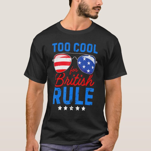 Camiseta Legal demais para a regra britânica Vidros de band (Frente)