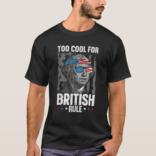 Camiseta Legal Demais Para O Governo Britânico 4 De Julho P (Frente)
