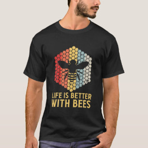 Camiseta Legal Design de abelhas Para Homens Abelhas Mel