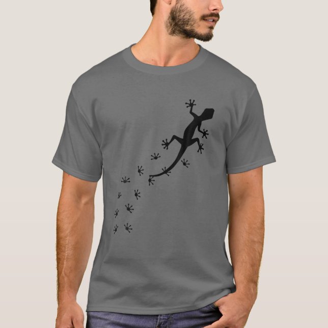 Camiseta Legal Design De Lizard Para Homens Gecko Animal De (Frente)