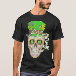 Camiseta Legal dia do crânio de açúcar boho da Rua morta