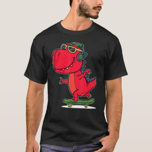 Camiseta Legal Dinossauro Fone Óculos Sun Relaxe