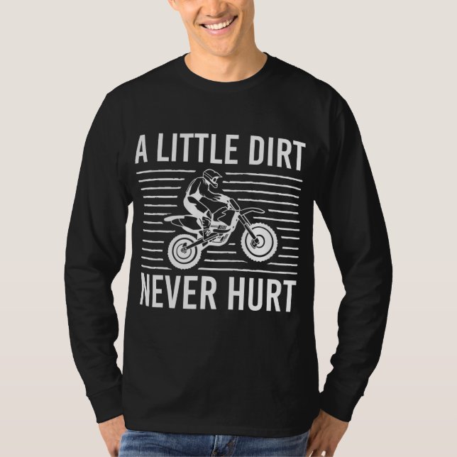 Camiseta Legal Dirt Bike Art Men Dirtbike Motorcycle B (Frente)