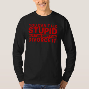 Camiseta Legal divórcio para homens mulheres recém-Casament