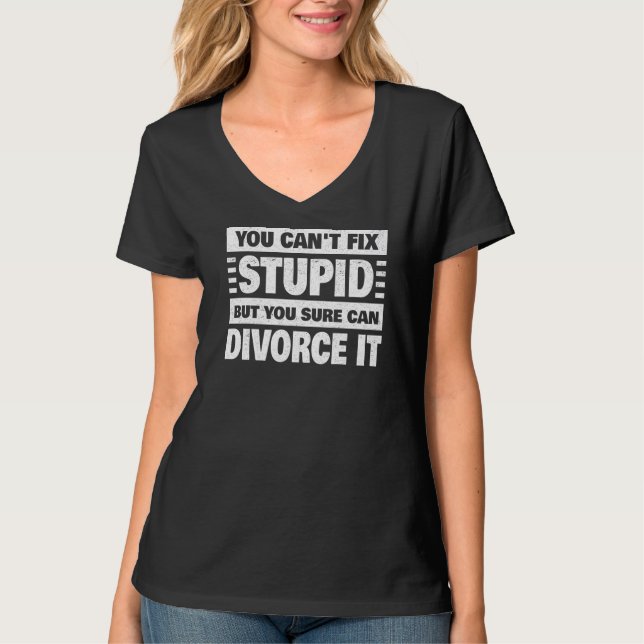 Camiseta Legal divórcio para homens mulheres recém-Casament (Frente)