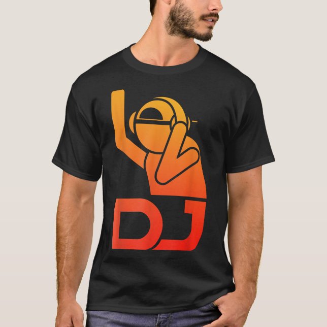 Camiseta Legal Dj Art Para Homens Adolescentes Disco Jockey (Frente)