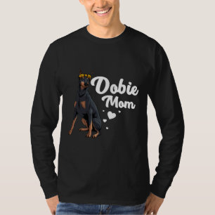 Camiseta Legal Doberman Mãe Para Mulheres Meninas Mãe Dober